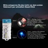 RovyVon E7U Keychain Flashlight, Glow in the Dark Dual Power