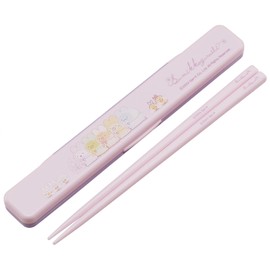 Skater ABC3AG Sumikko Gurashi Ominashi Chopsticks and Case Set, 7.1 inches (18 cm), Made in Japan, Antibacterial, Silver Ion Ag+