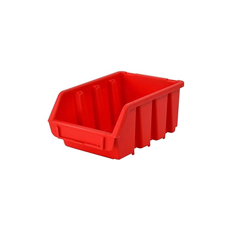 Interlocking Storage Bin Size 2 Red 116 x 161 x