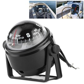 Marine Compass ABS Sea Marine Compass 12V Outdoor Travel Gift Marine Navigation Car