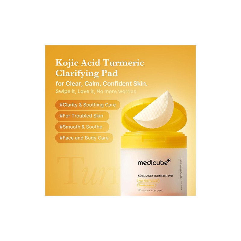 MEDICUBE [MEDICUBE]Kojic Acid Turmeric Pad (70ea)