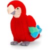 Deluxe Paws Juguetes ecológicos de peluche 100% reciclados (loro)