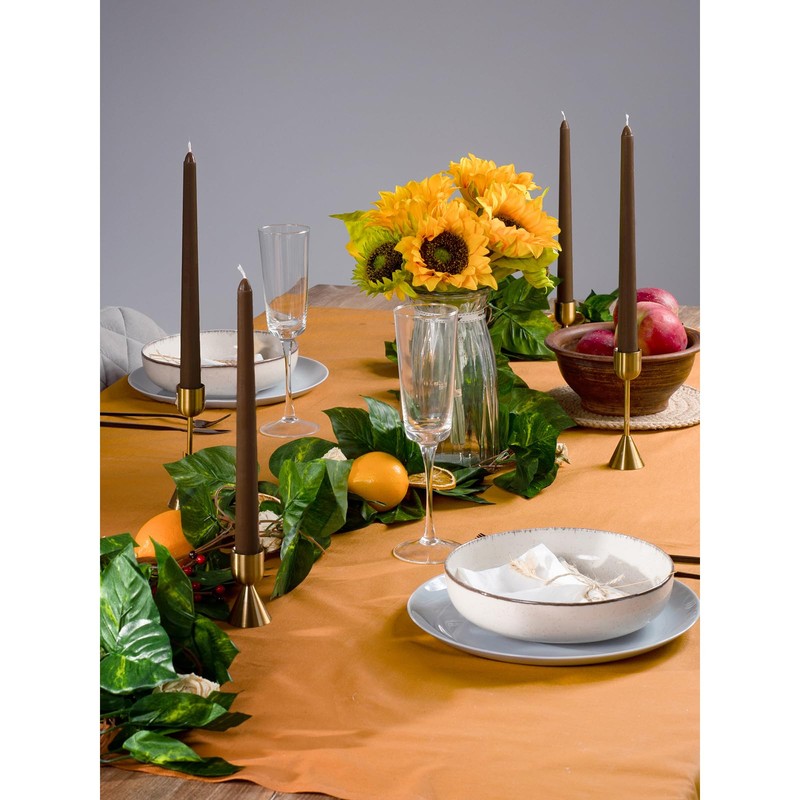 CANDWAX 12 inch Candle Sticks Set of 12 - Dripless