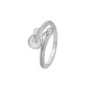 AREUM Guitar Ring, White, Black, Set of 2, Guitar Ring,