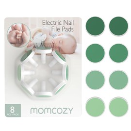 Momcozy-Almohadillas de Repuesto Para Cortaúñas de Bebé, Almohadillas de Pulido para Cortaúñas Eléctricos Momcozy, Paquete de 8