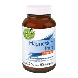 KOPP Vital® Magnesium forte | 1 x 90 Kapseln | 77 g | jetzt mit sieben Magnesium-Verbindungen | Vegan | Magnesiumversorgung | Reinsubstanzen-Prinzip | Apothekenqualität