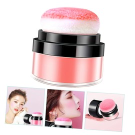 minkissy 3pcs Mineral Makeup Blush Powder Face Blush for Women Puff Loose Powder