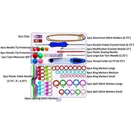 Knitting Accessories Knitting Accessories Knitting Utensils Set Stitch Marker Stitch Holder