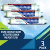 Ronaqua Inline Coconut Grade Activated Carbon Pre/Post Filter Set of