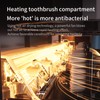Wall Mounted Toothbrush Holders, Automatic Toothpaste Dispenser, 3 Cup Rechargeable