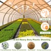 Greenhouse Plastic Sheeting, 24 x 25ft 6 mil Clear Greenhouse