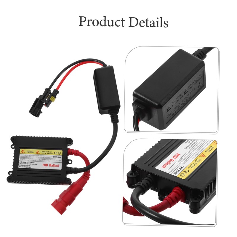 Alipis Energy-efficient Car Ballast 12v 35w Headlight Ballast Kit Slim