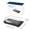 KITCHENDAO Airtight Flip-Top Butter Dish with Lid and Knife Spreader