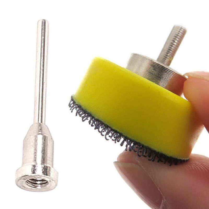 φ1-inch Hook and Loop Sanding Pad, with 1/8"(3mm) Shank 2-Pak&5-Pack