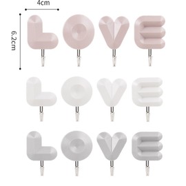 OFGAOO Wall Hooks, 4 Pack Hooks Heavy Duty Wooden Wall Hooks Modern Decorative Hanger Set for Entryway for Hanging Coat, Hat, Hat