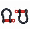 Anti-Rust 1/2" D Ring Bow Shackle Isolator 2 Pk Unbreakable