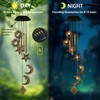 Solar Wind Chimes for Outside,Sun and Moon Wind Chime for
