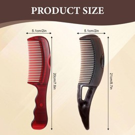 Pack of 2 Dandruff Comb Hollow Tooth Hair Brush Scalp Comb Hollow Tooth Head Dandruff Comb Hollow Tooth Dandruff Comb Massage Hair Comb Hollow Comb for Scalp Unisex Removes Dandruff and Dirt