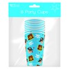 Pirate Party Children's Happy Birthday Party Disposable Paper Cups Blue