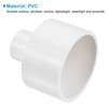 PATIKIL PVC Reducer Pipe Fitting 50mm to 20mm ID, 2