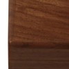 Wooden Ring Box Retro Elegant Square Engagement Ring Box with