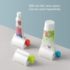JUHONNZ Toothpaste Dispenser, 6 Rolling Tube Squeezer, Toothpaste Squeezer for