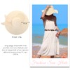 LY4U Women’s Straw Hat, Summer UPF 50 Sun Hat, Wide