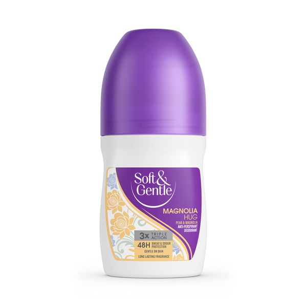 Soft & Gentle Magnolia Hug Antiperspirant Roll-On Deodorant 50 ml