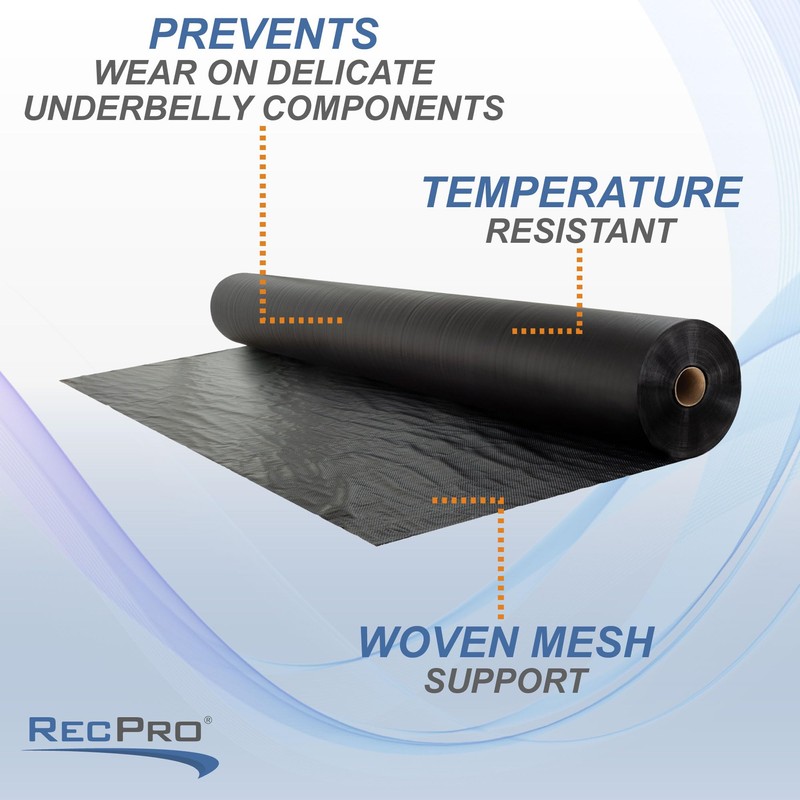RecPro 105" Wide Coated Underbelly Material | Belly Bottom Material