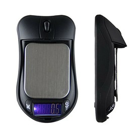 Trimming Shop Digital Pocket Scale with Back-lit LCD Display, Mouse Design Multi-Functional Mini Electronic Portable Scale 500x0.1g for Weighing Jewelry, Gold, Gemstones, Kitchen Herb, Spices