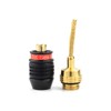 Deadbolt Flex Pin Banana Plugs for Spring Loaded Speaker Terminals,