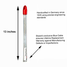 addi FlexiFlips XL 10 inch (26cm) (Set of 3) US 09 (5.5mm) DPN Double Pointed Knitting Needle Slick & Smooth Finish, Standard Tips, Smooth Joins, Blue Pliable Cord Bundle with 10 Artsiga Crafts Stitch