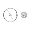 Maytex Rust-Resistant Metal Circular Shower Rings, Set of 12, Chrome