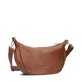 Zwei Mademoiselle.M M70 Women's Moon Bag 4 Litre Trendy Bag in Crescent Shape Versatile as Bum Bag Crossbody Bag Evening Bag Shoulder Bag (Nubuk-sky)