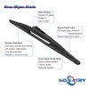 HOSAIRY Rear Wiper Arm Blade Set for Lincoln Navigator 2009-2016,