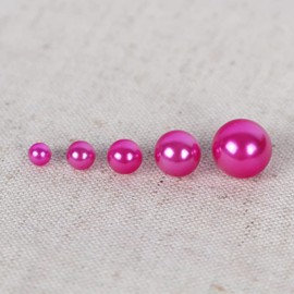 Pack of 360 3-10 mm Round Plastic Beads without Drilling, Colourful Craft Beads for Crafts for DIY Jewellery Accessories, Scatter Decoration Beads for Wedding, Christening Party, Vase Filler Table