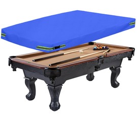 7 ft Pool Table Cover, 600D Waterproof, Dustproof, Windproof, Anti-UV Oxford Protective Cover for Snooker Table, Pool Table, Garden Furniture, Garden Table