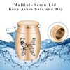 1.57 Inches Small Keepsake Urn for Human Ashes Butterfly Mini