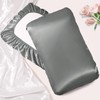 Manyshofu Satin Pillowcases for Hair Protection - 1Pcs Grey Pillow