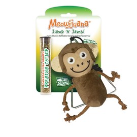 Jump 'n' Jamb Funky Monkey Refillable Interactive Cat Toy