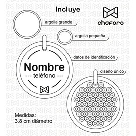 Placa de identificación artesanal para perros y gatos - Personalizable - Tamaño grande - Metal (amarillo 1)