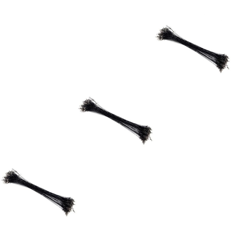 Sosoport 3sets Sturdy Stainless Steel Fishing Line for Lure Leader
