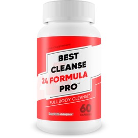 Best Cleanse 24 Formula Pro - Improved Formula Full Body Cleanse - Deep Colon Cleanse - Best Colon Cleansing Herbal Detox Pills Natural Digestive Cleanse Gut Colon Cleanse 15 Days Cleanse Gut Support