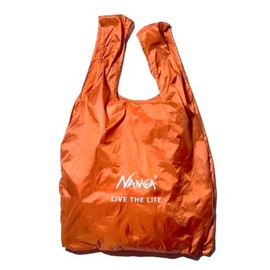 Nanga Pocket ECO Bag (LIVE THE LIFE) Eco Bag FREE BLACK GOLD (ORANGE)