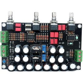 Fasizi HIFI amplificador audio OPA2604+AD827 OPAMP 5532 LM337 LM317 Preamp Pre-amplifier Volume Tone Control Board