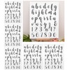 5Pcs Transparent Stamp DIY Journal Scrapbooking 39 Character Lower Case