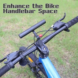 ZUKKA Bike Handlebar Extender Double Handlebar Extension Bracket Lightweight Increase Space for Bike Mounts