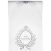New! Tablerunner Just Married, 30cm x 5m, 1 pc