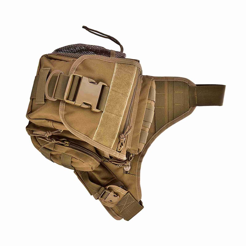 Durable Men Military Chest Shoulder Bag Pack for Travel Hiking