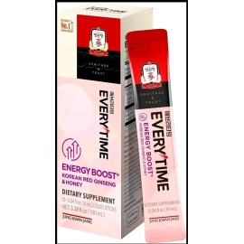 JUNG KWAN JANG Everytime Energy Boost Korean Red Ginseng & Honey 0.34 Fl Oz (Pack of 10)